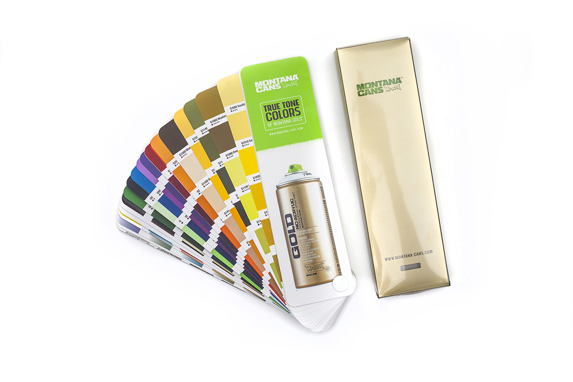 Montana Cans GOLD True Color Swatch Book 